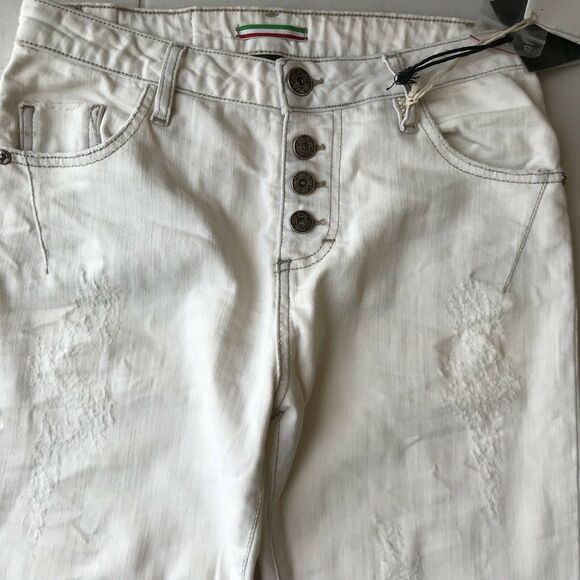 Maryley Mid Rise Button Fly Stretch Skinny Jeans - Picture 2 of 11